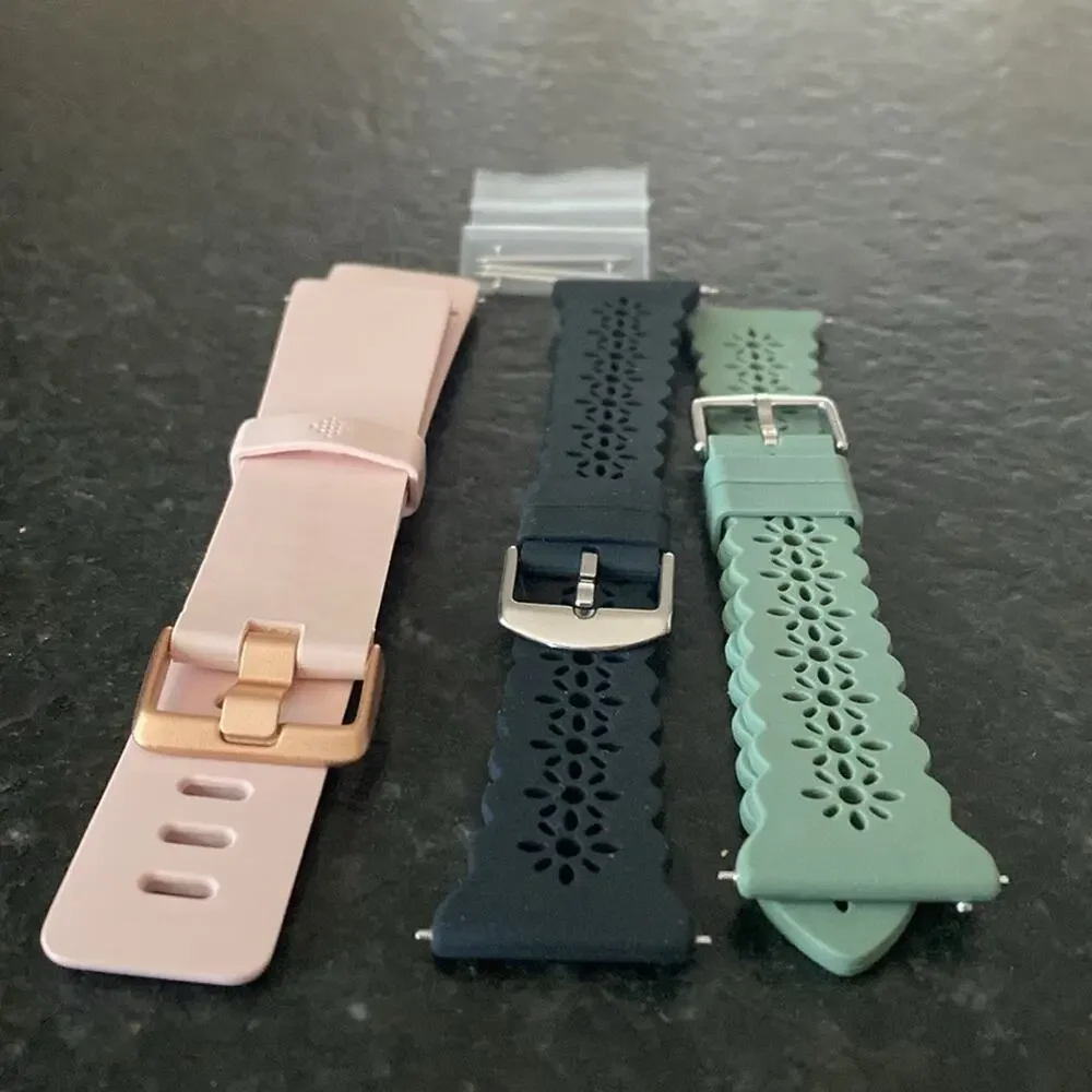 Fitbit Versa 2 or iWatch soft wrist band 3‎ pack